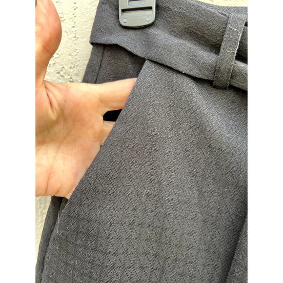 NWT Pinko High Rise Jill 1 Armaturato Argyle Paperbag Short Black 36 / US 0 - Picture 3 of 10